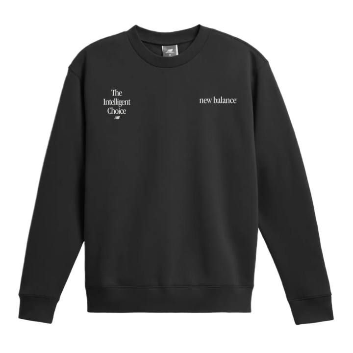 New Balance New Balance Sweatshirts Unisex Black Crew Neck Moderate Regular