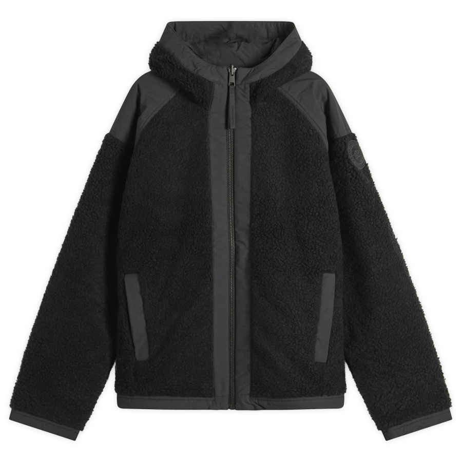Canada Goose Hooded Fleece Panelled Coat