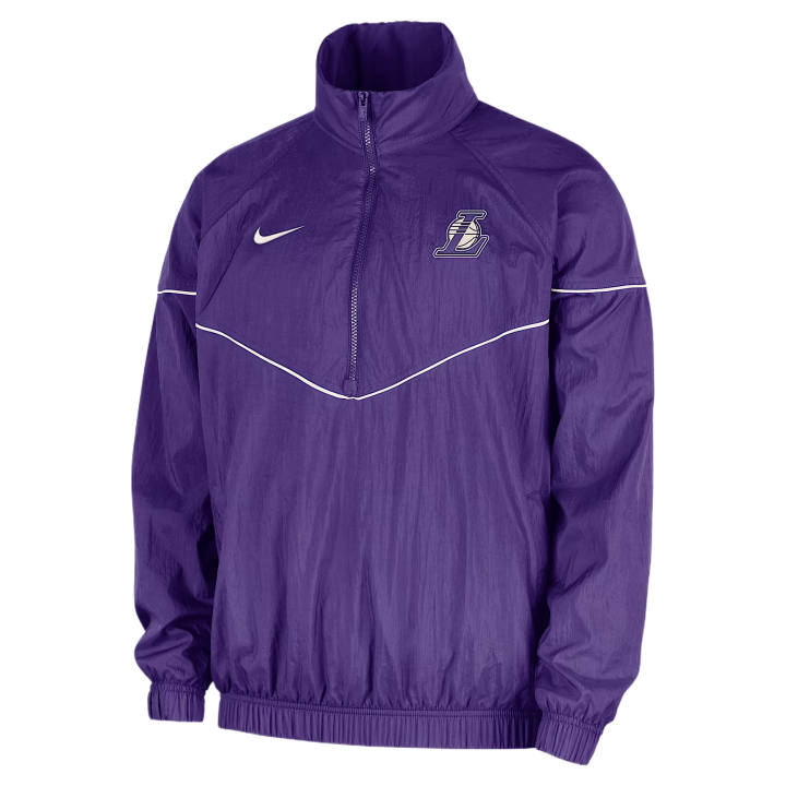 Nike Nike Los Angeles Lakers Courtside Windrunner Men's Nike Nba Anorak Jacket