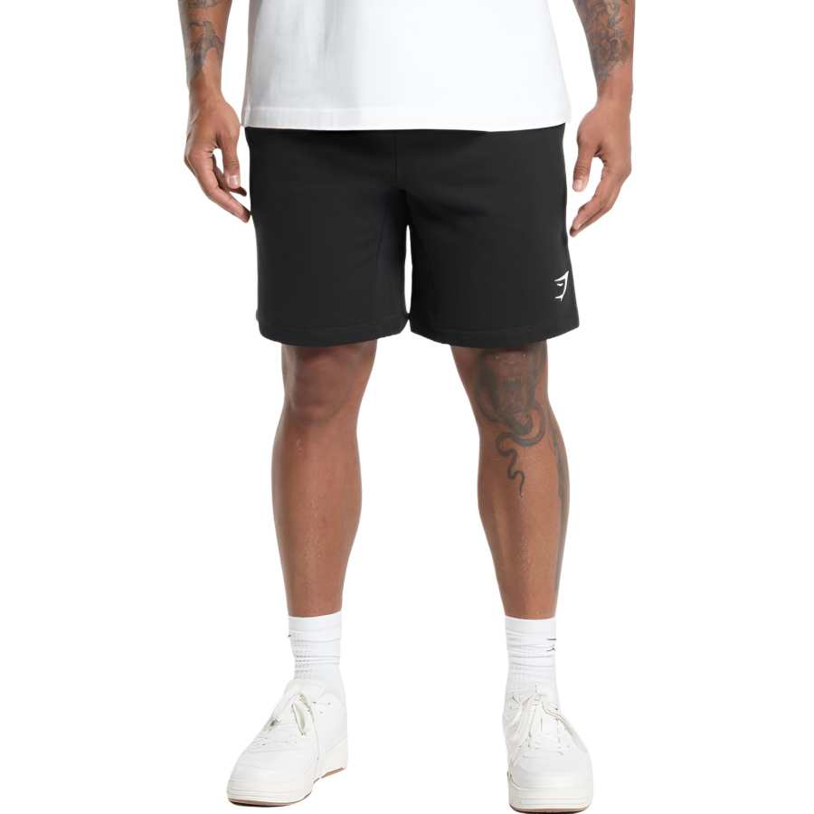 GYMSHARK Crest 9' Shorts Casual Shorts Men's Black