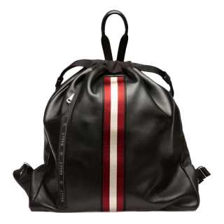 BALLY Cow Leather Backpack Men's Black
