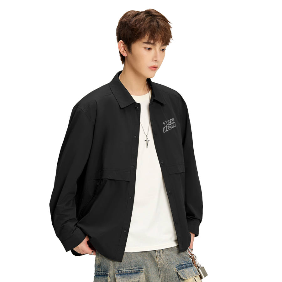 Tonlion Jackets Men's Lapel Moderate Other