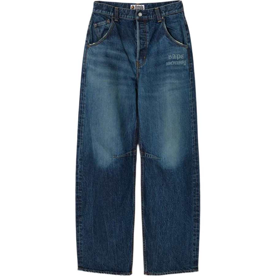 A BATHING APE x MOUSSY FW25 Jeans Women's