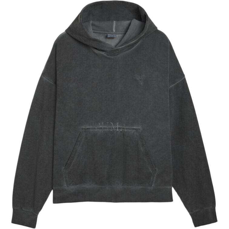 PUMA Graphic Sweatshirts Unisex Gray Hooded Non Detachable Moderate