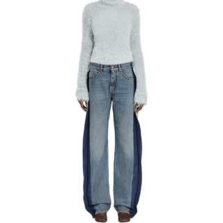MM6 Maison Margiela panelled five-pocket jeans
