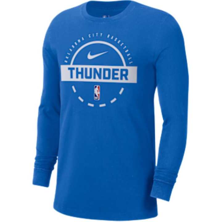 Nike Nike Oklahoma City Thunder Men's Nike Nba Practice Long-Sleeve T-Shirt