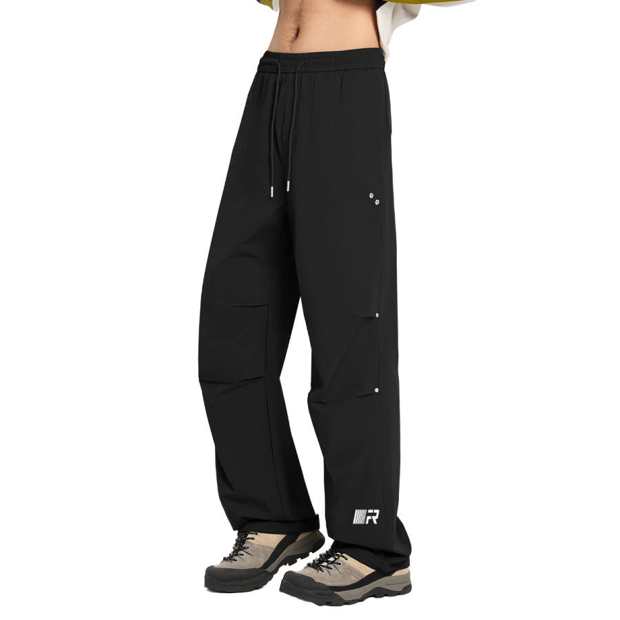 Tonlion Casual Pants Unisex Moderate Straight Fit Pants