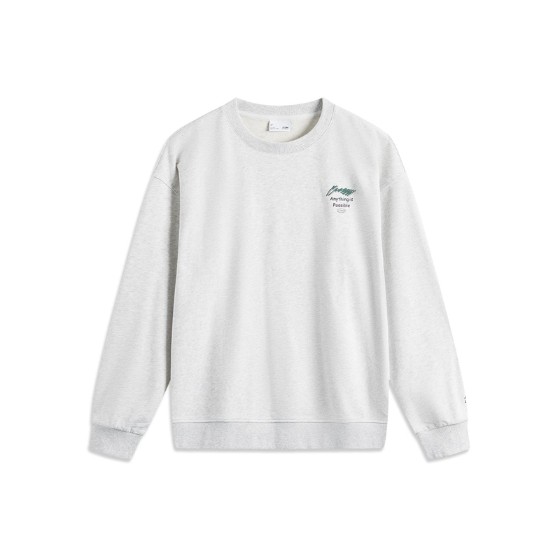 Li-Ning Li Ning Sweatshirts Unisex Crew Neck Moderate Regular