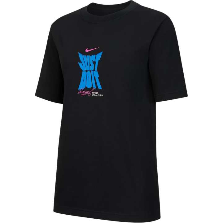 Nike Nike T Shirts Women's Black Crew Neck Moderate