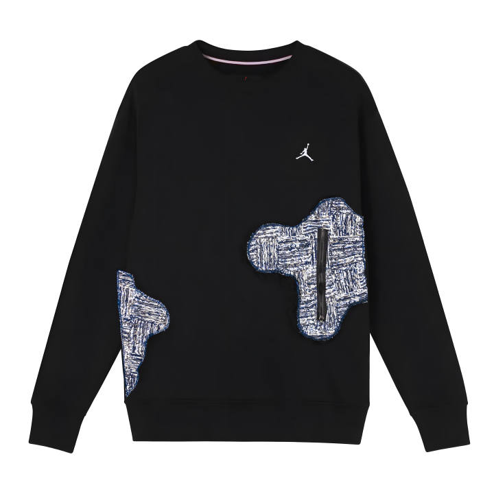 Jordan Jordan Sweatshirts Unisex Black Crew Neck Moderate Regular