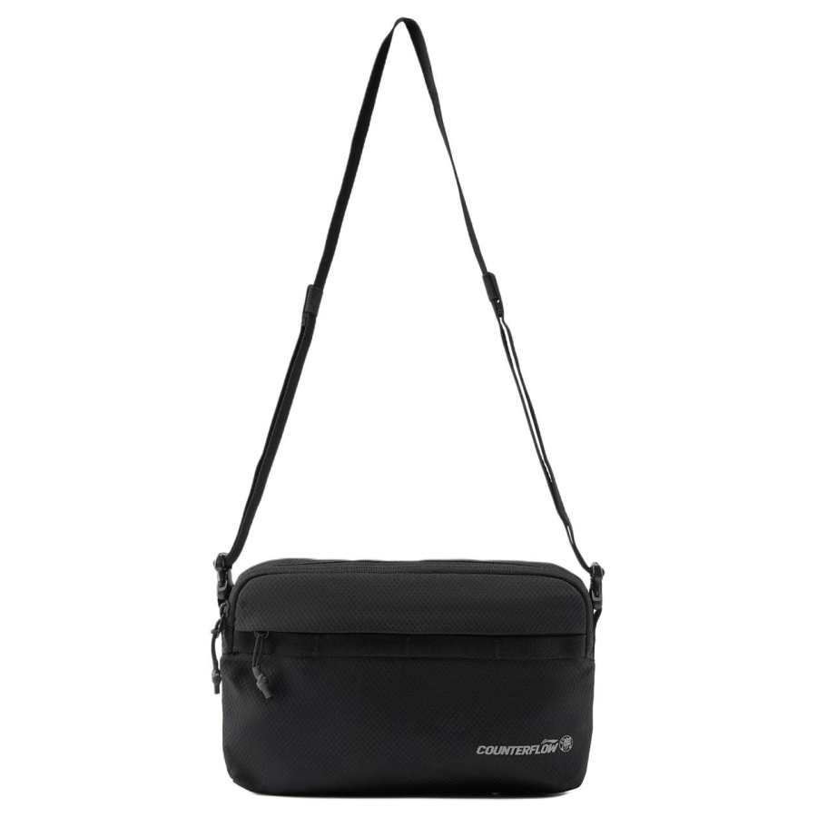 Li-Ning Li Ning Outdoor CF Tracing Polyamide Shoulder Bag, Crossbody Bag Unisex Black