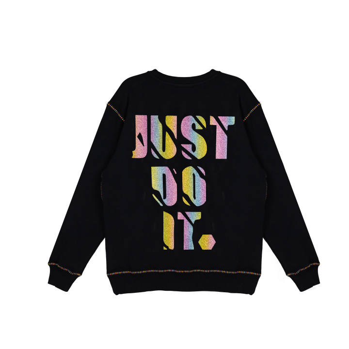 Nike Nike Sweatshirts Unisex Black Crew Neck Moderate Regular