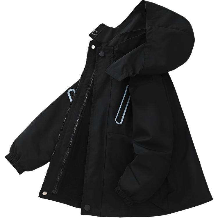 PROTECTCAMEL Kids Outdoor Wear Hooded Thickened And Fleece Lined