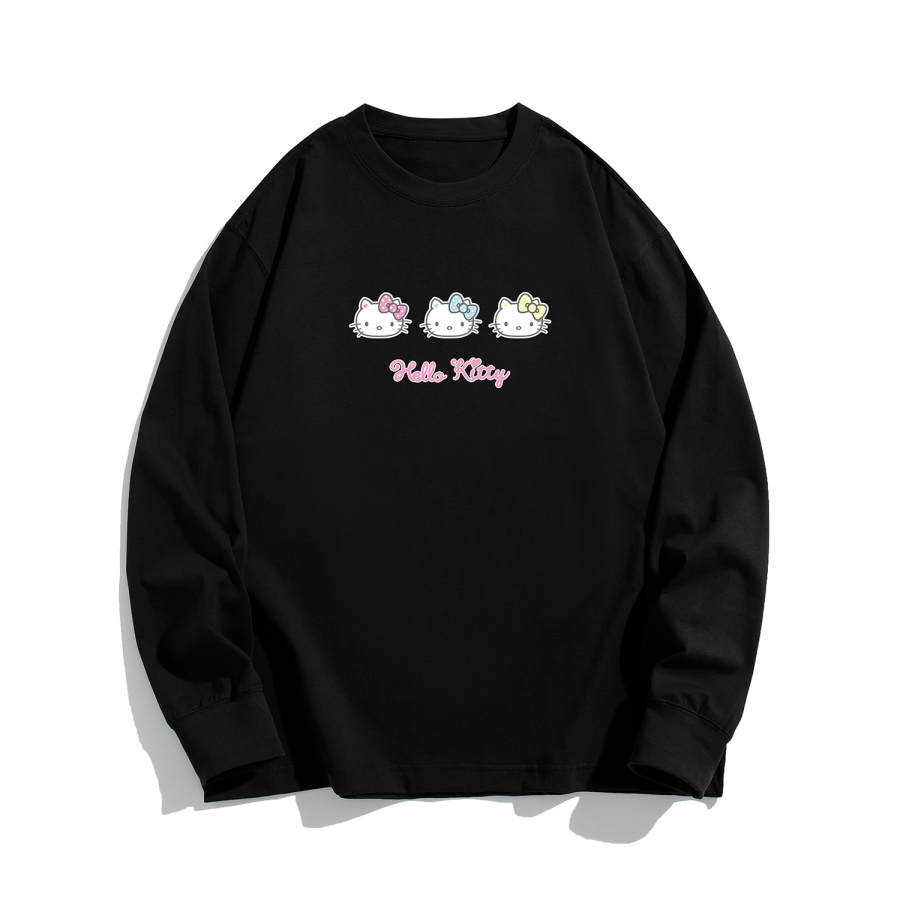 Sanrio x Hello Kitty Hello Kitty SS25 Drop Shoulder Sleeve T Shirt Women's