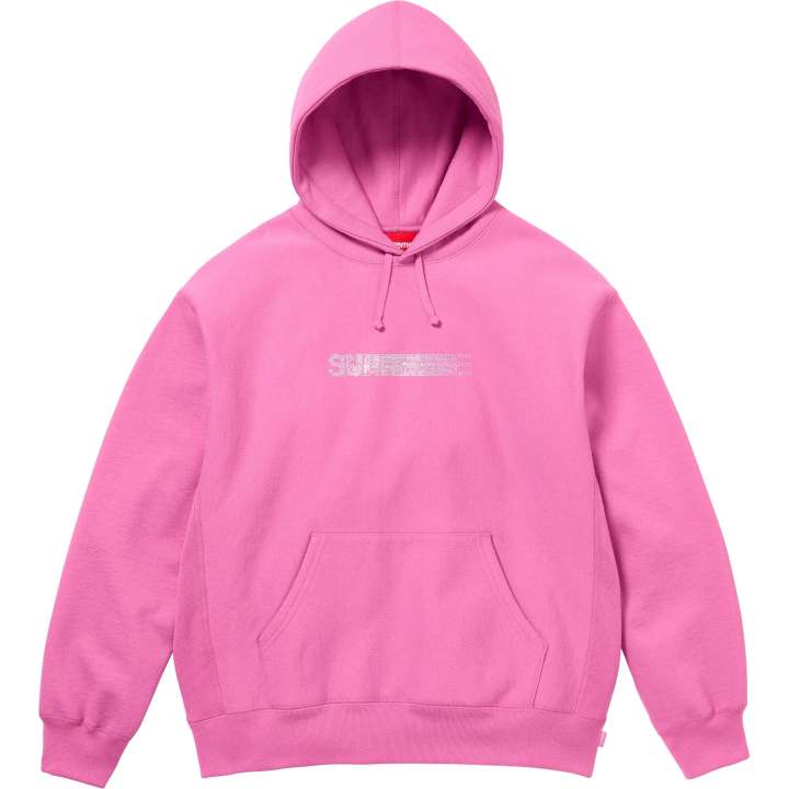 Supreme Supreme x Swarovski motion-logo hoodie