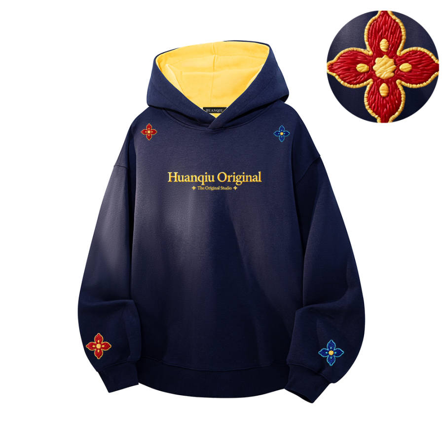 HUANQIU Sweatshirts Unisex Hooded Moderate Regular