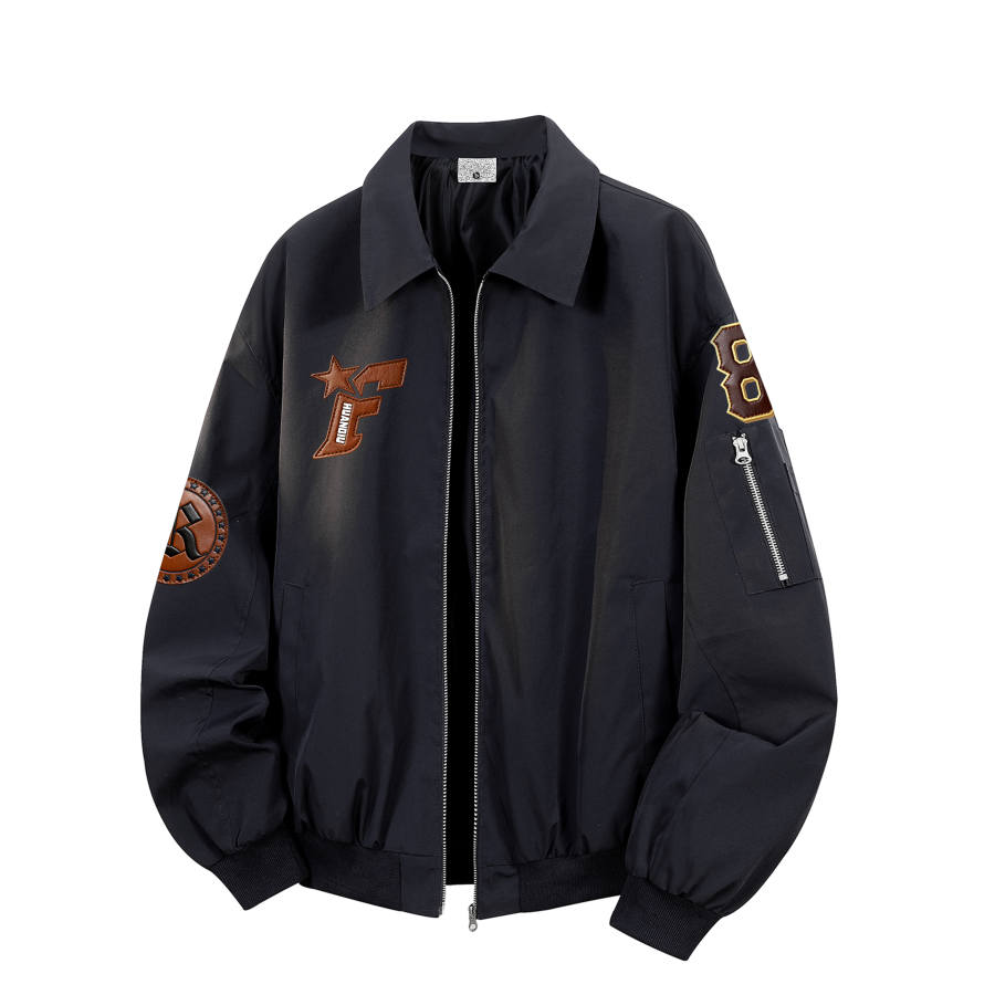 HUANQIU Jackets Unisex Lapel Moderate