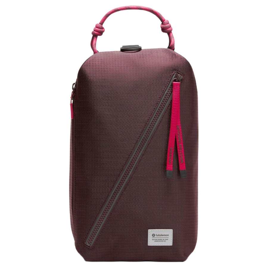 Lululemon Lululemon Brand Logo Backpack Regular Men's Plum Dark Purple & Black & Raspberry & Pink