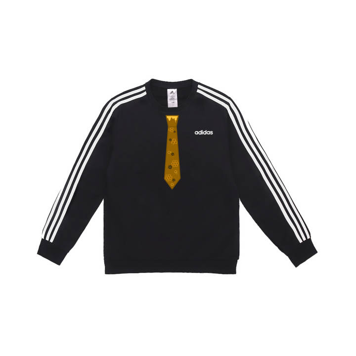 Adidas Adidas Sweatshirts Unisex Black Crew Neck Moderate Regular