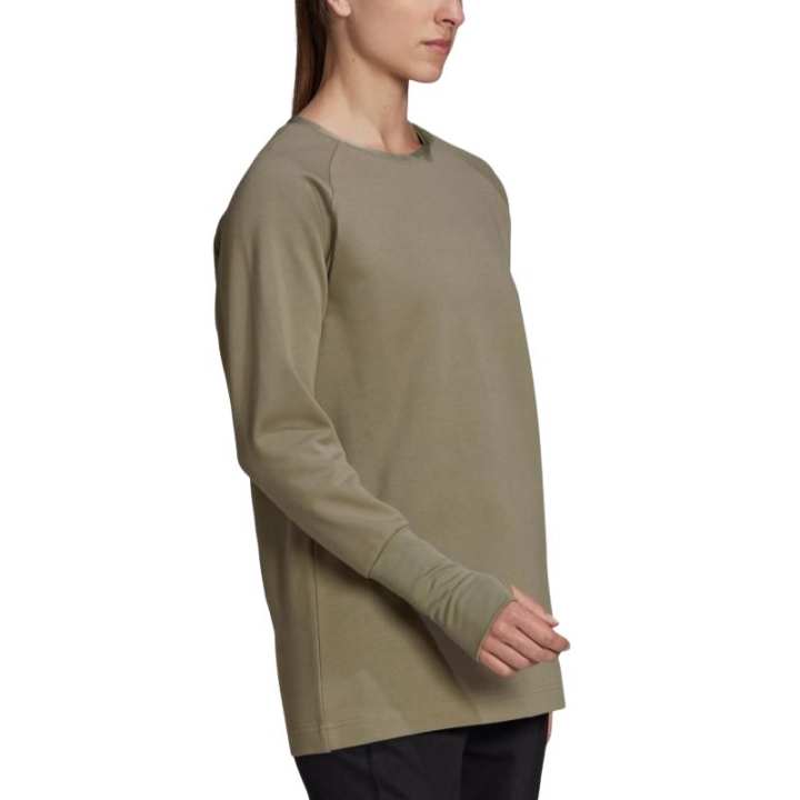 Adidas Adidas PARLEY CREW SWEATSHIRT Women's Dark Umber