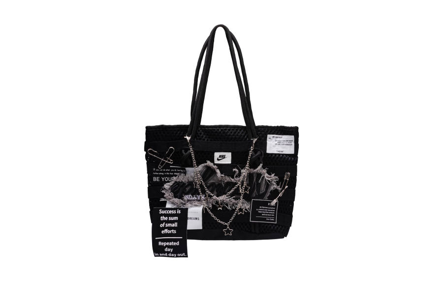 Nike Nike Air Tote Bag Polyester The Stars And The Moon Shine Shoulder Bag Regular Unisex Black