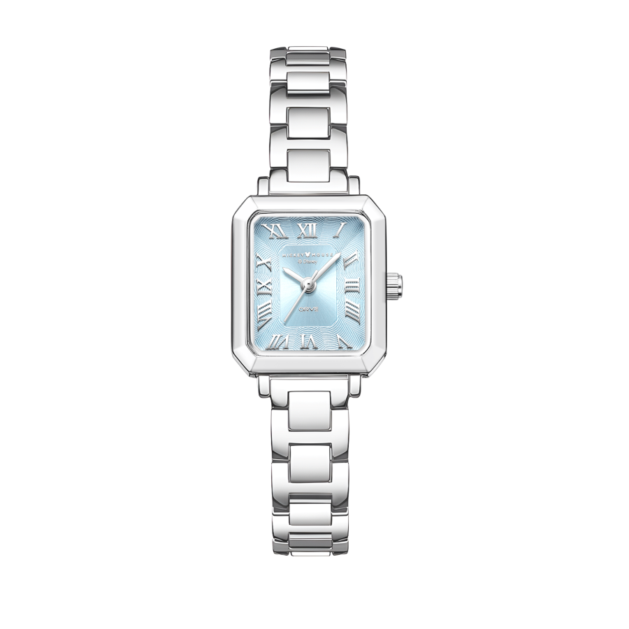 Disney Mickey Mouse Wrist Watch Quartz Movement Watch Women's Watch Blue Dial Exquisite Box