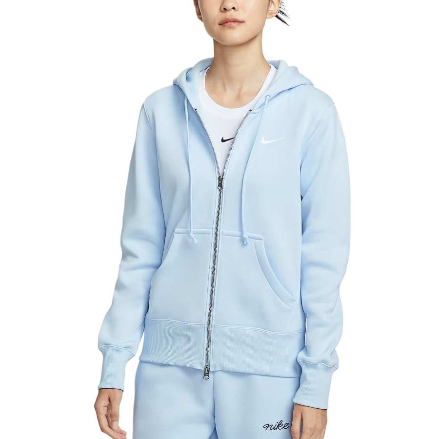 Nike Nike Sportswear Phoenix Fleece Hooded Zippers Fleece Lined Long Sleeved Jacket Women's