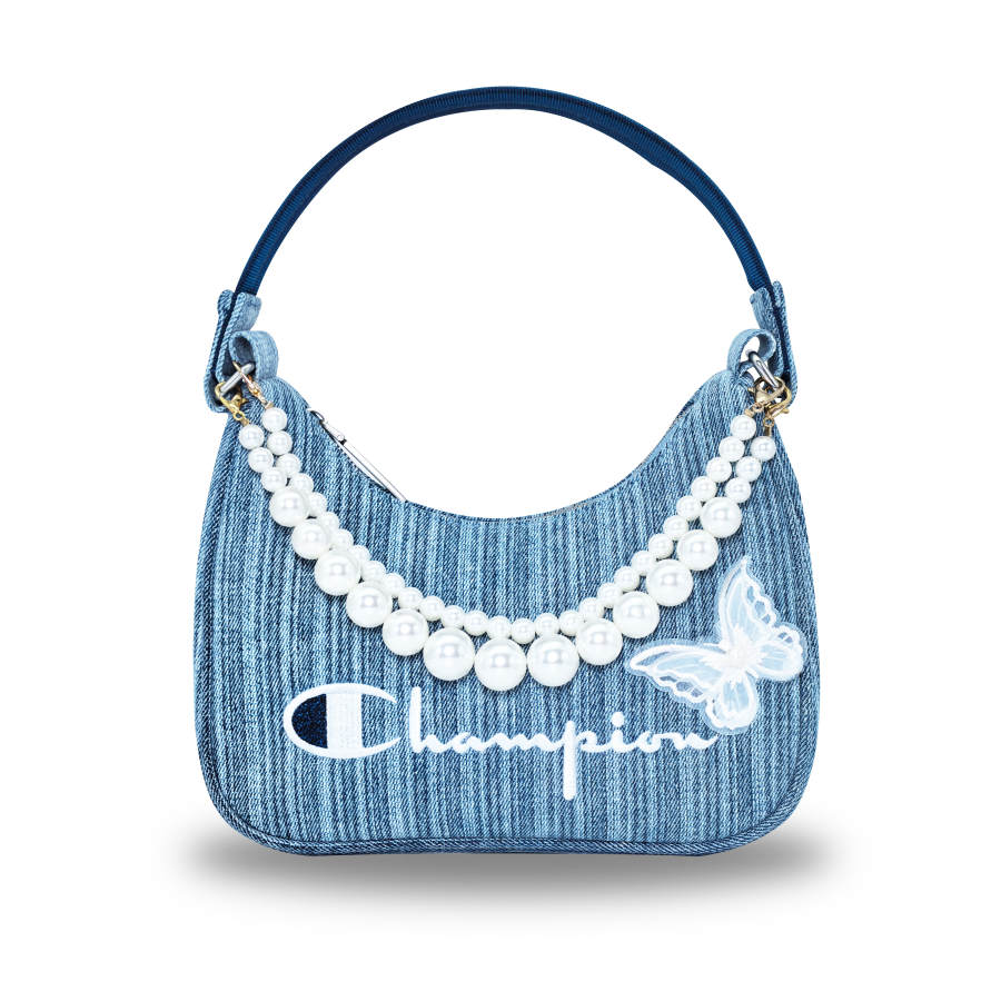 Champion Fabric All Season Pearlescent, Embroidery Appliqué, Charm Handbag Women's Multicolor