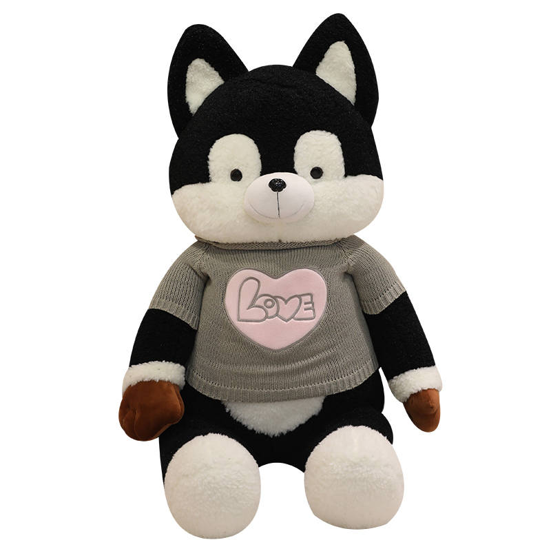 JBBCN Sweater As Desired Husky Accompanying And Soothing Dolls Plush Doll 60cm/80cm/100cm/120cm Height