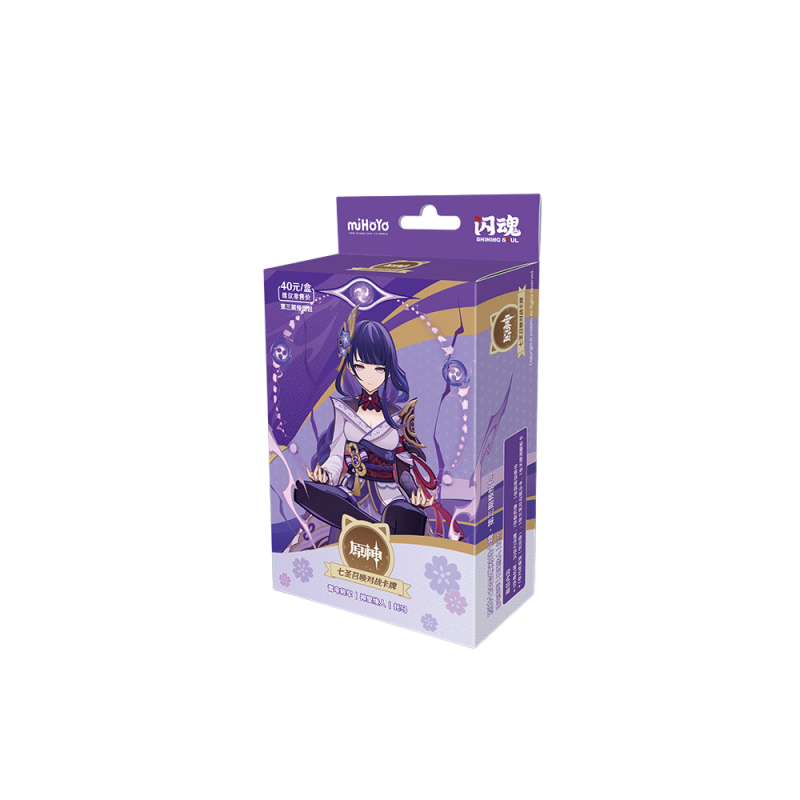 GenShin Seven Saints Summoning Card Pre Assembled Pack, Third Edition Genshin Battle Cards Whole Box