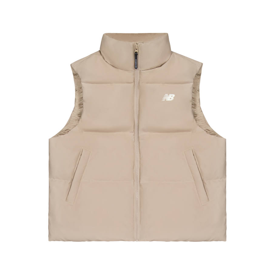 New Balance New Balance Down Vest Women's Beige