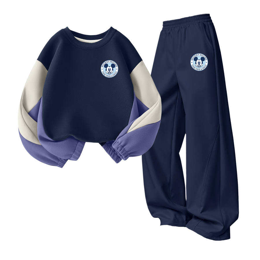 Disney Kids Casual Sportswear Crew Neck Moderate