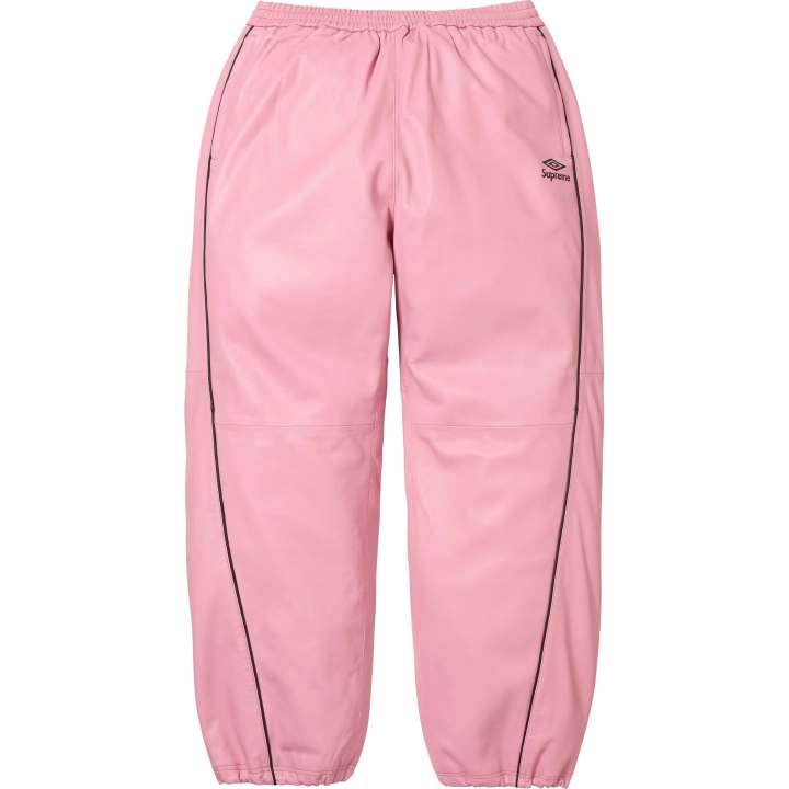 Supreme Supreme x Umbro FW25 WEEK19 Leather Track Pant Knitted Sweatpants Unisex