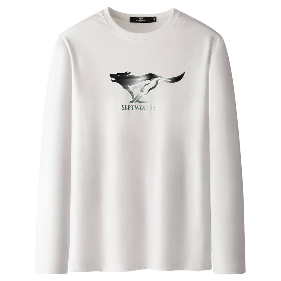 SEPTWOLVES T Shirts Unisex Crew Neck Moderate Straight Fit
