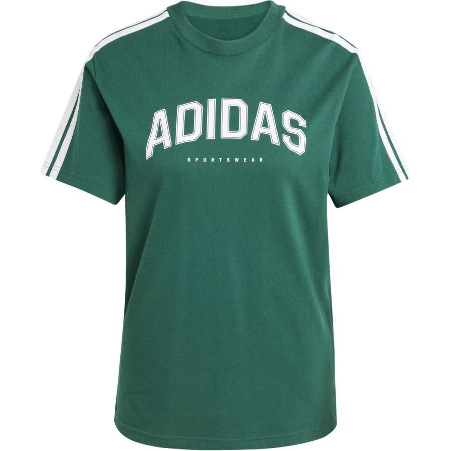 Adidas Adidas Clothing T Shirts Women's Green Crew Neck