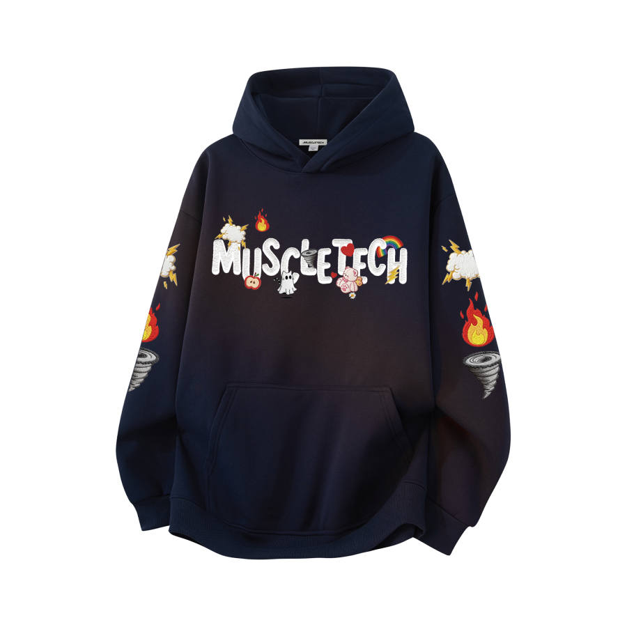 MUSCLETECH MUSCLETECH Sweatshirts Unisex Hooded Moderate Regular
