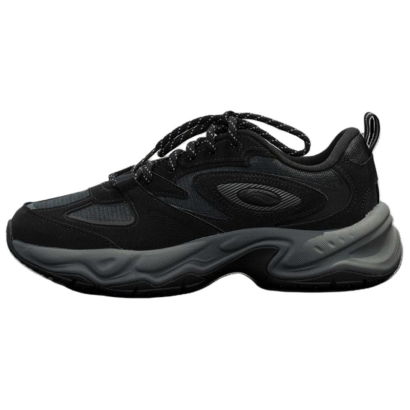 Li-Ning Li Ning Cushioning Abrasion Resistant Cushioning, Wear Resistant Low top Casual Shoes Unisex Black