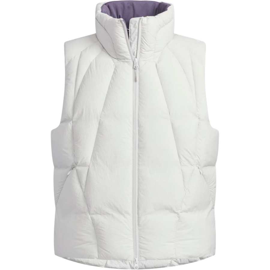 Adidas Adidas FOS Down Vests Men's Light Gray Stand Collar Moderate Other