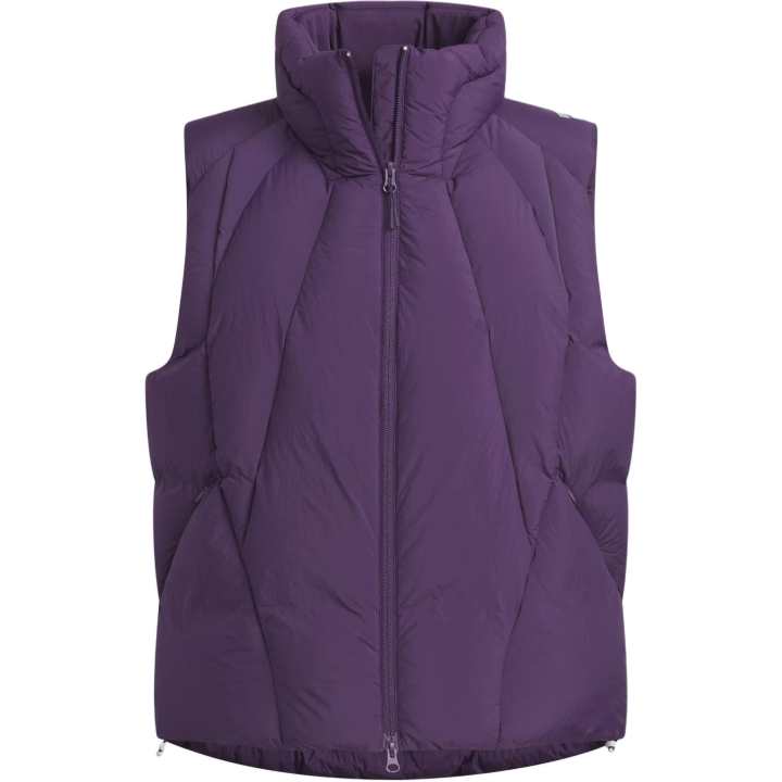 Adidas Adidas FOS Down Vests Men's Aurora Plum Purple Stand Collar Moderate