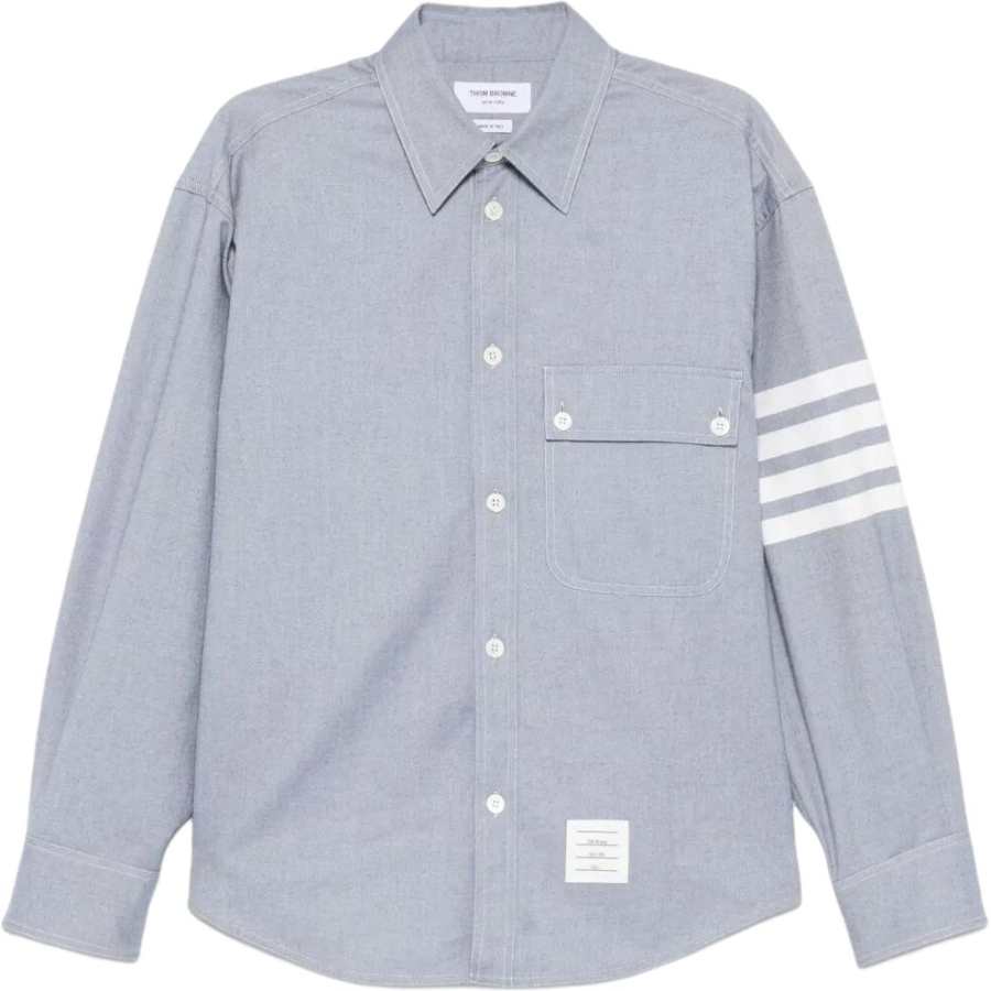 THOM BROWNE THOM BROWNE 4 Bar Flannel Shirt