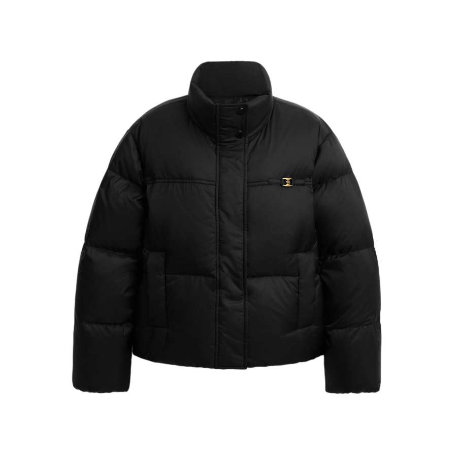 COACH COACH Down Jackets Women's Black Stand Collar Moderate Other