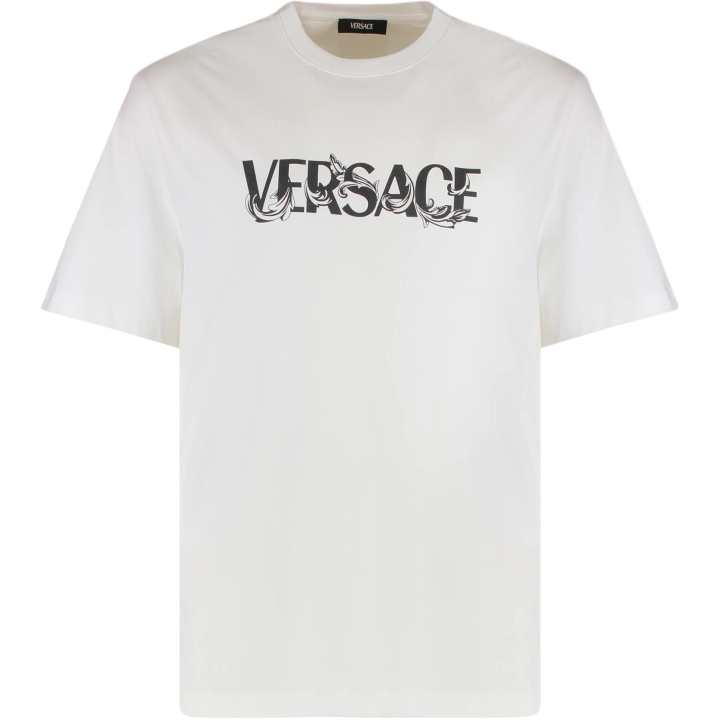 VERSACE 【Previous SeasonReplicated_PM】Barocco Silhouette logo-print T-Shirt