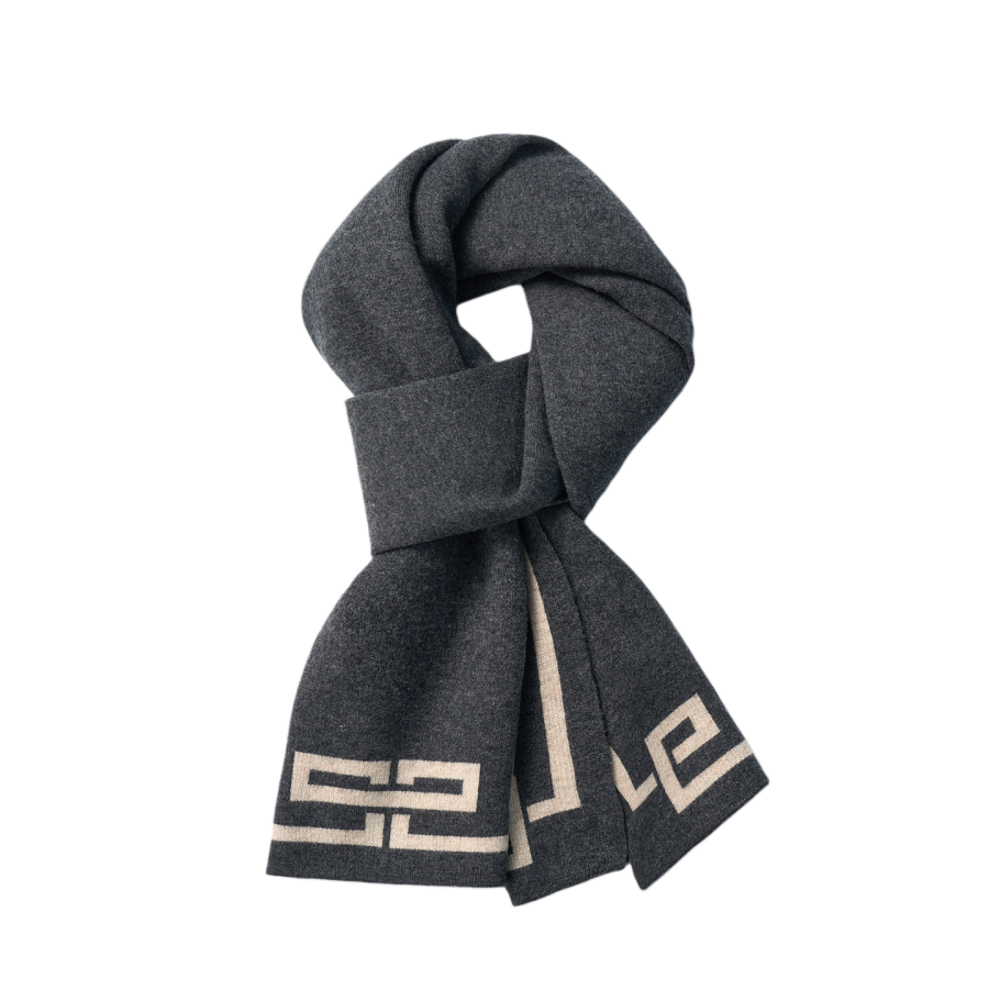 SEPTWOLVES SEPTWOLVES 100% Sheep Wool Knit Scarves Unisex