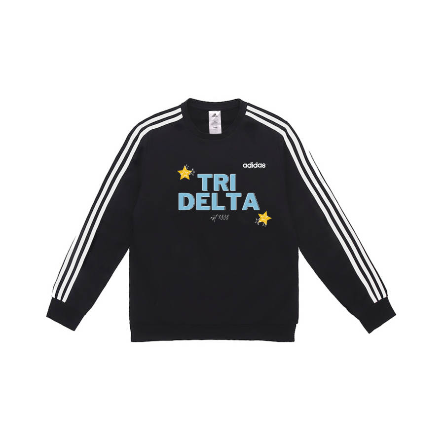 Adidas Adidas Sweatshirts Men's Black Crew Neck Moderate