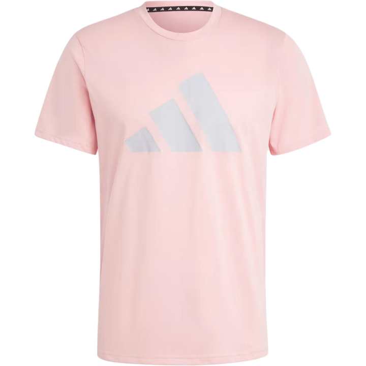 Adidas Adidas Clothing T Shirts Men's Pink Crew Neck