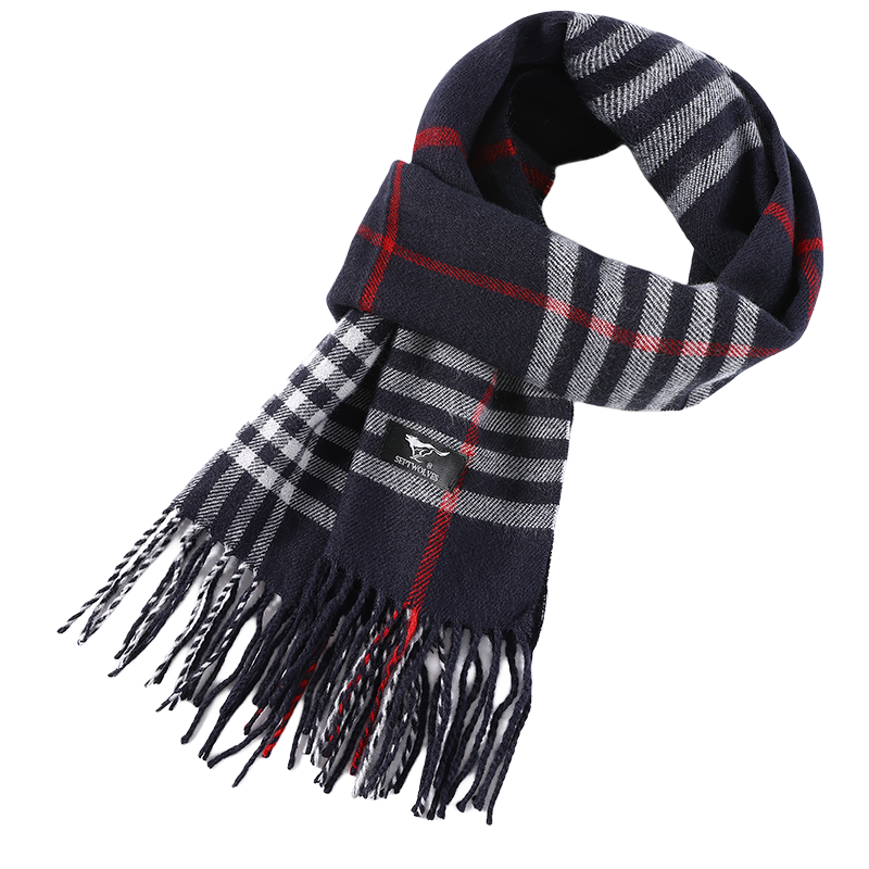 SEPTWOLVES SEPTWOLVES Acrylic Knit Scarves Unisex