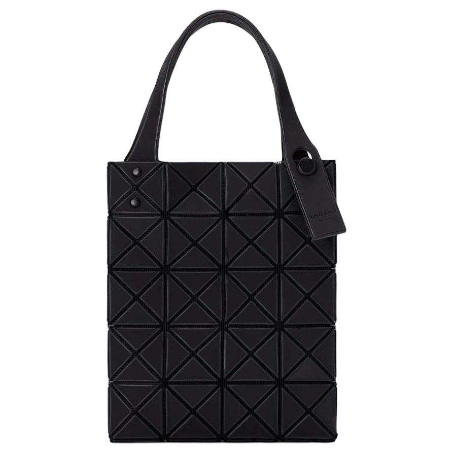 ISSEY MIYAKE Prism Polyvinyl Chloride Resin Handbag Women's Black