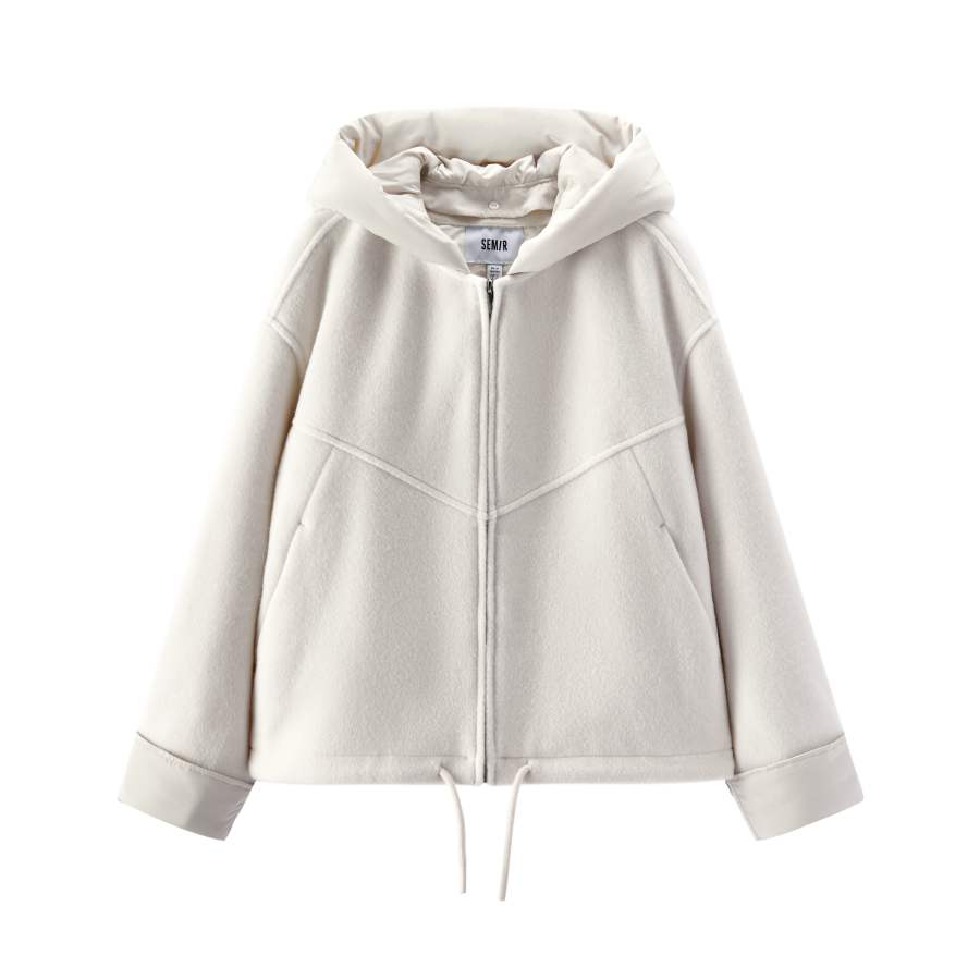 Semir Mall Same Style Women's Apparel Velvet feel Coat Women's
