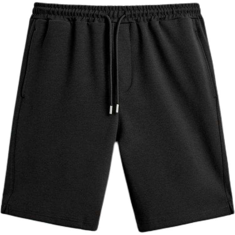 ZARA Casual Shorts Men's Black Moderate