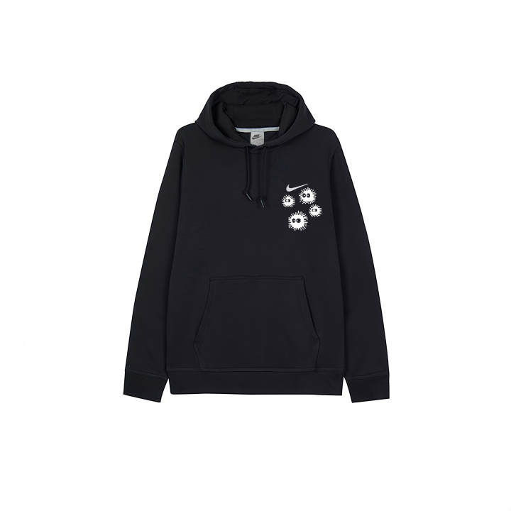 Nike Nike Sweatshirts Men's Black Hooded Thickened Regular